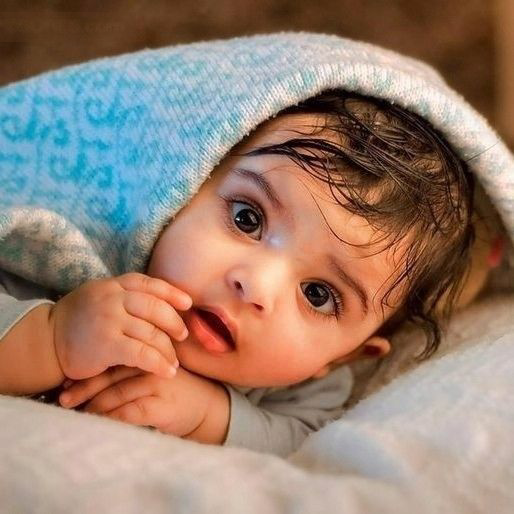 Newborn baby portrait