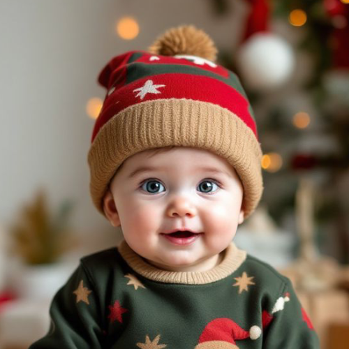 Newborn baby portrait