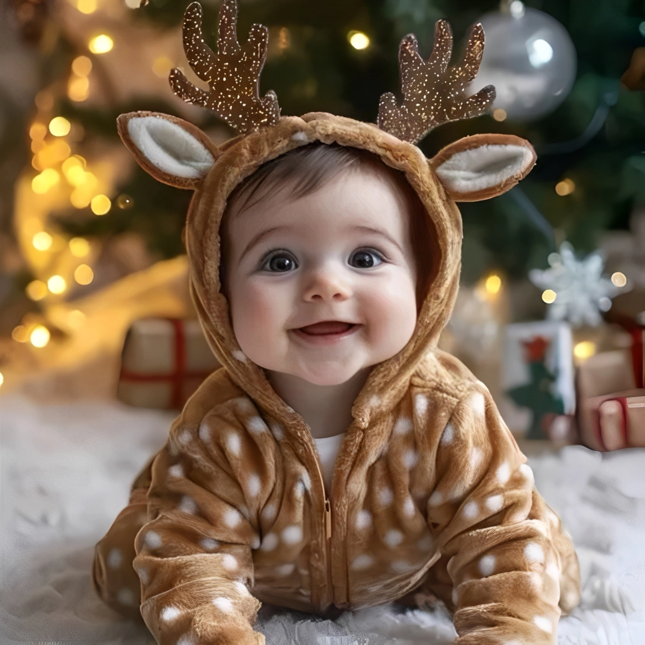 Newborn baby portrait