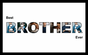 Personalized Brother Photo Frame - Customizable