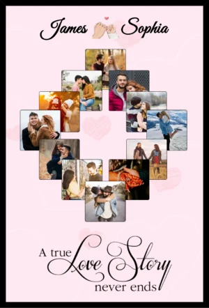 Our Love Story Photo Frame