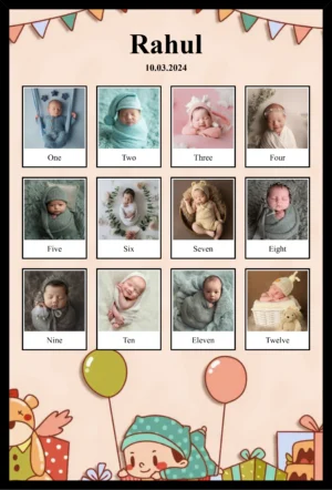 Baby’s First Year Personalized Timeline