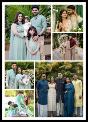 Personalized Togetherness Collage Frame with multiple custom photos