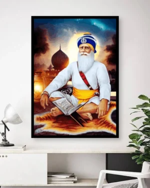 Personalized Baba Deep Singh Ji Photo Frame