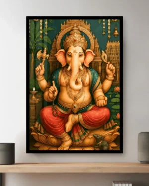 Shree Ganesh Ji Personalized Photo Frame