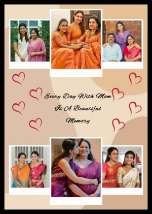 Personalized Mom Photo Collage Frame with Custom Pictures - Custom Mother's Photo Frame Gift