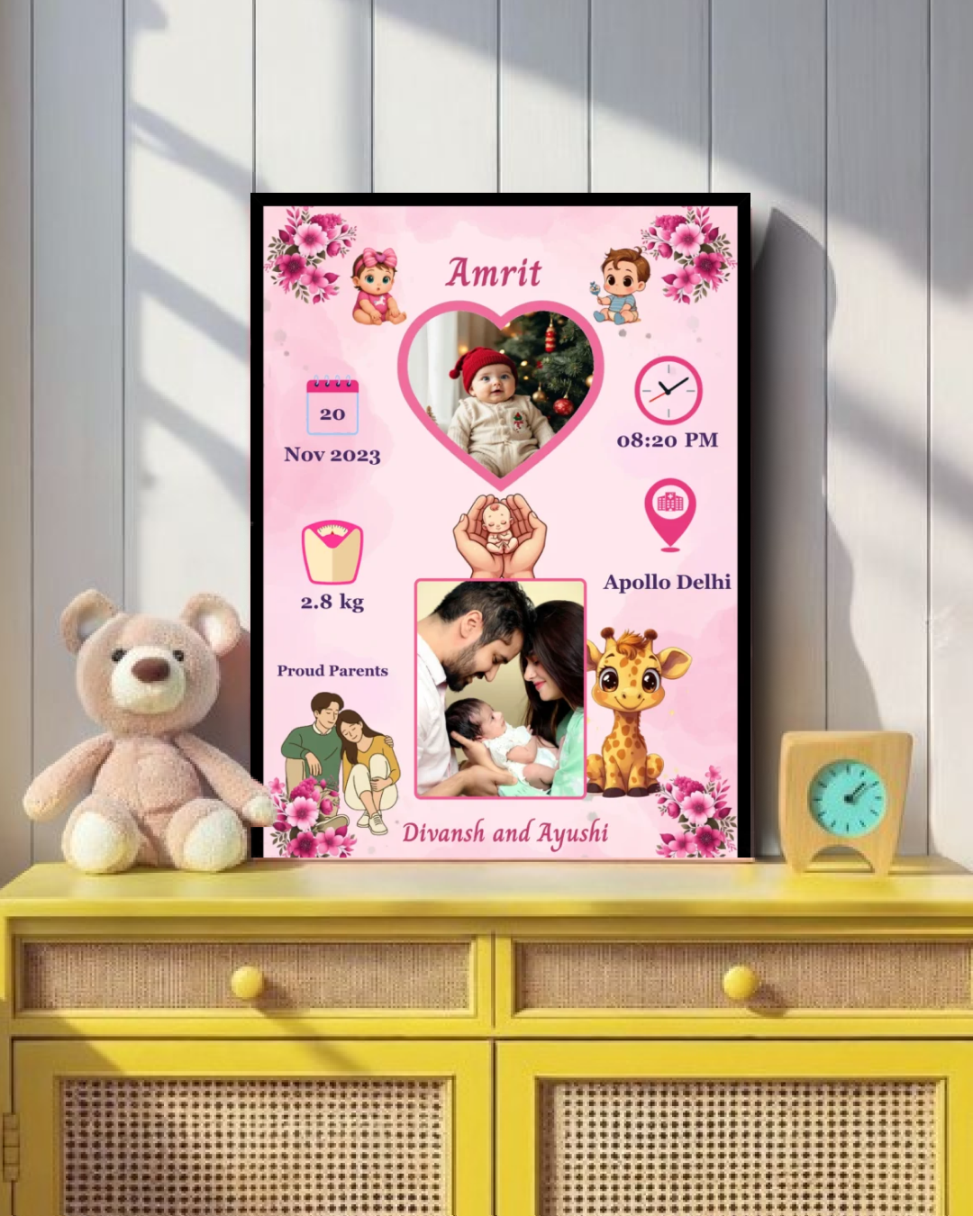 Baby Birth Frame
