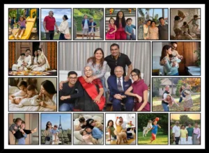 Personalised Family Photo Collage Frame – Custom Memories Wall Art